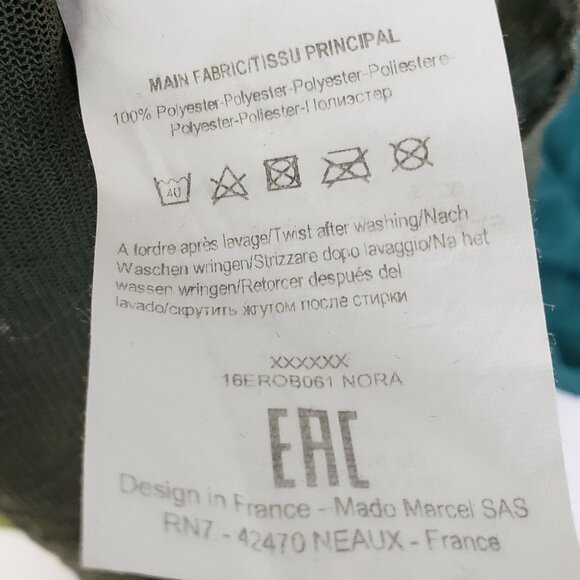 MADO Et Les Autres Mesh Dress Tie Dye Colorblock Abstract Print Art-o-Wear sz M - Picture 7 of 11